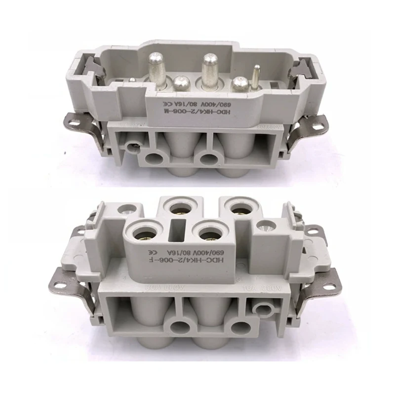 80A 4+2 Pin Insert Gravis Officium Connector